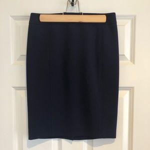 Navy Loft Pencil Skirt